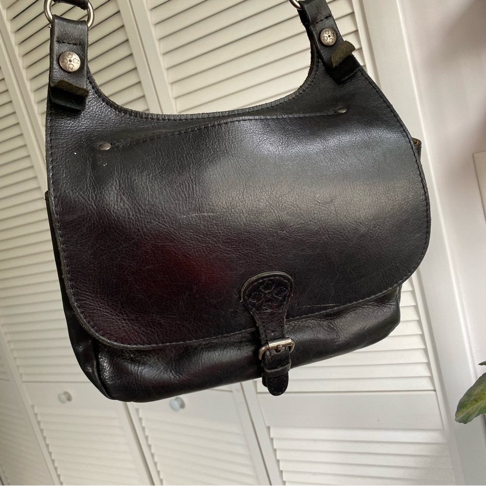 Patricia Nash Black Leather Crossbody Bag - Picture 5 of 12